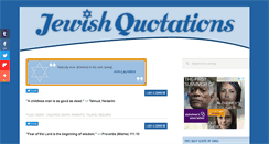 Desktop Screenshot of jewishquotations.com